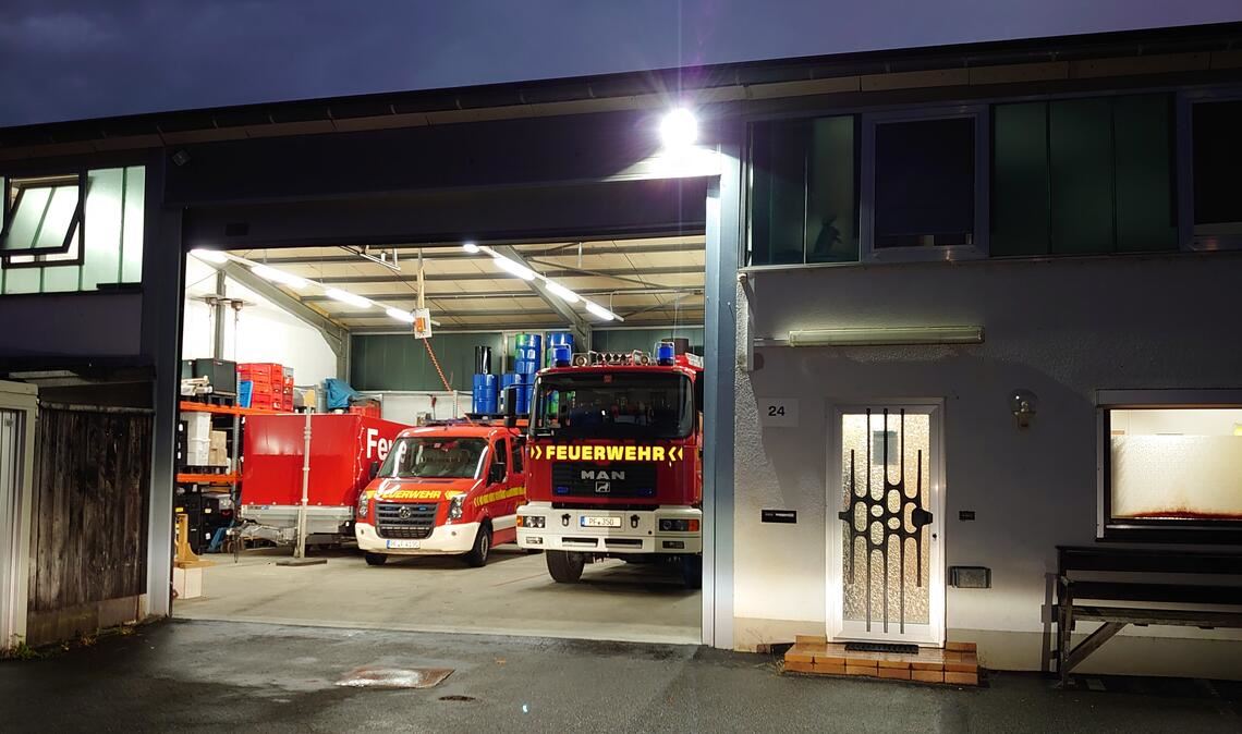 Rettungskräfte drängen auf Dauerlösung Die Freiwillige Feuerwehr Lienzingen ist derzeit in einer Halle an der Schelmenwaldstraße eingemietet. Doch hier gibt es verschiedenste Tücken. Foto: Feuerwehr Mühlacker