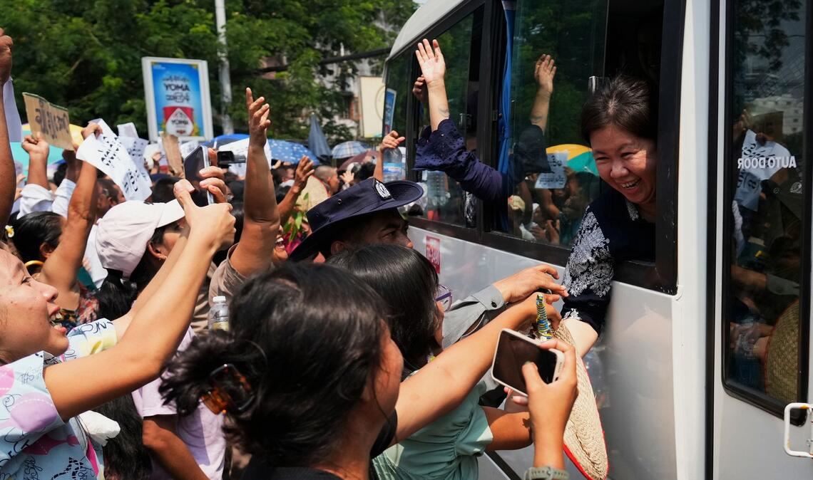 Die Freude bei den Angehörigen war groß.