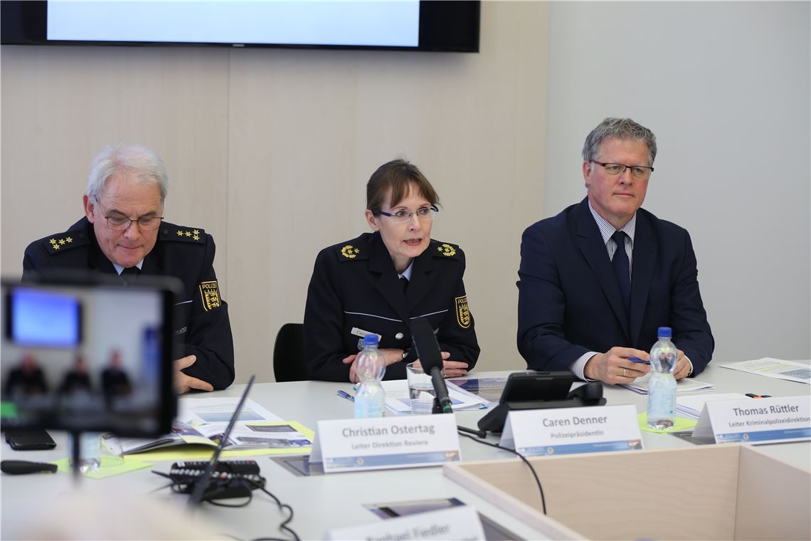 Polizei präsentiert Kriminalstatistik md Ostertag Denner Rüttler 1