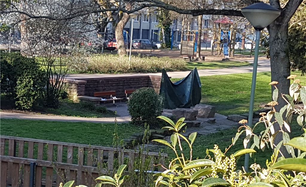 Die Fundstelle im Benckiserpark.sdmg
