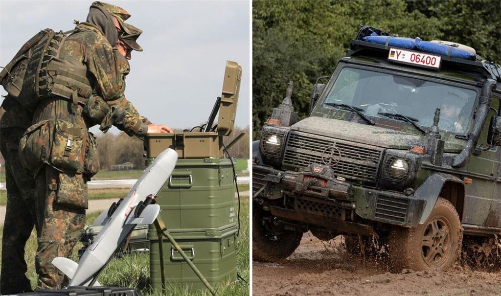 Die G-Klasse, hier bei der Bundeswehr im Einsatz, soll auch bei der Tytan-Drohnenabwehr helfen.
