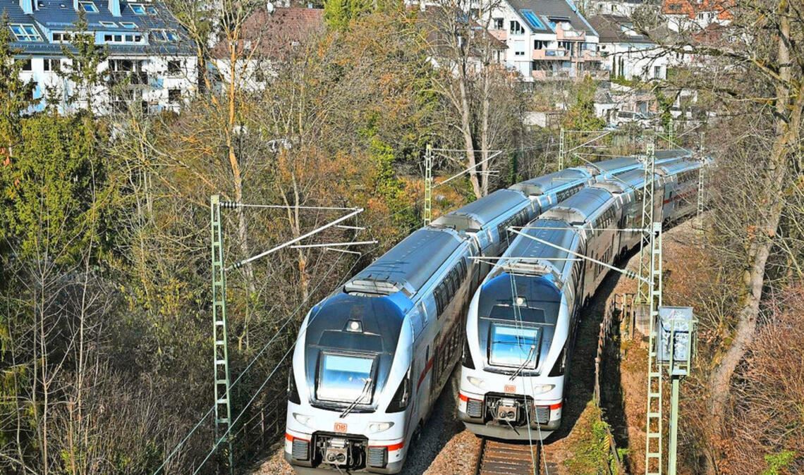 Die Gäubahn auf der Panoramastrecke in Stuttgart