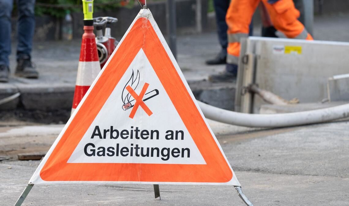 Die Gasleitungen wurden vorübergehend abgestellt.