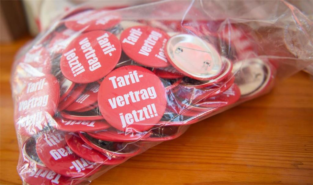 Die Gewerkschaften kämpfen für mehr Tarifverträge in Deutschland (Symbolbild))