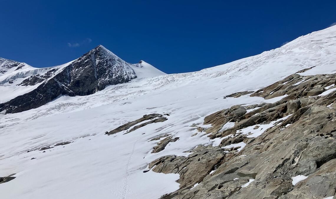 Die Gletscher in Österreich ziehen sich aufgrund des Klimawandels weiter zurück.