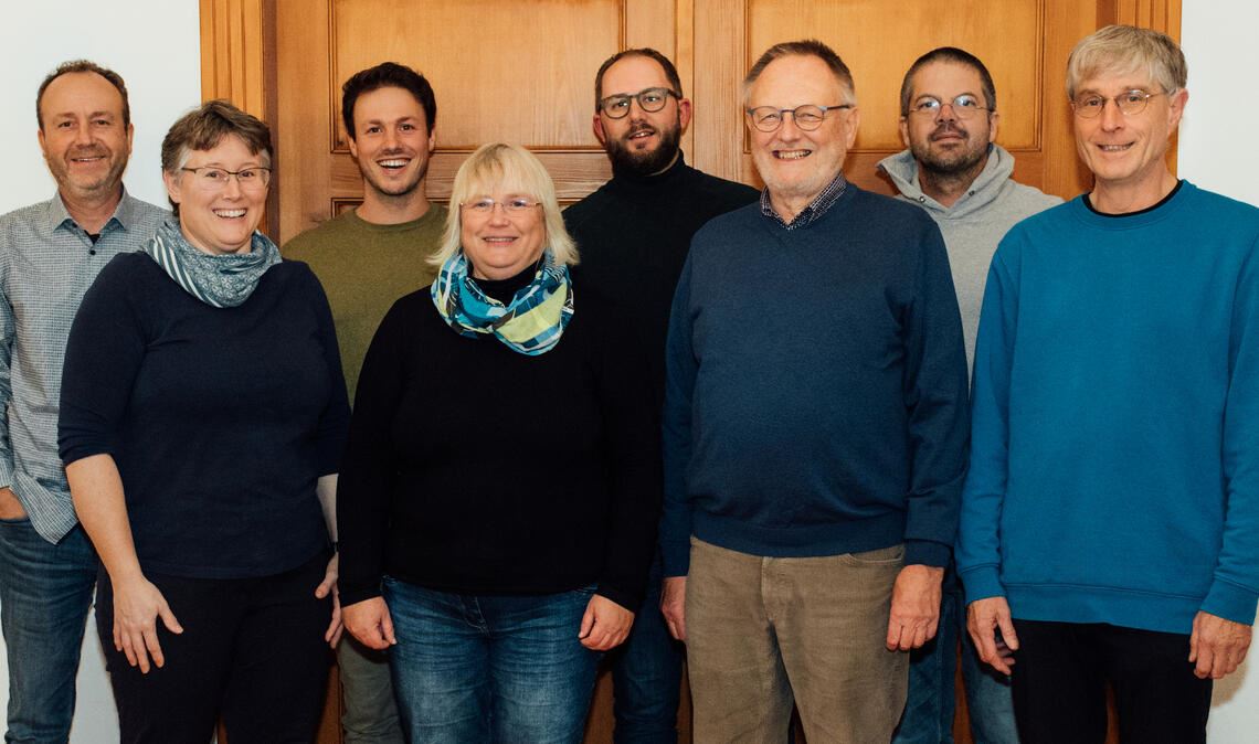 Die Gründungsmitglieder des Vereins „Liste Mensch und Umwelt Sternenfels“ (v.li.): Bernd Pelz, Ulrike Kunz, Jakob Sehmsdorf, Birgit Rösch, Peter Appich, Wolfgang Strozik, Torsten Konrad und Dr. Stefan Bosch. Foto: privat