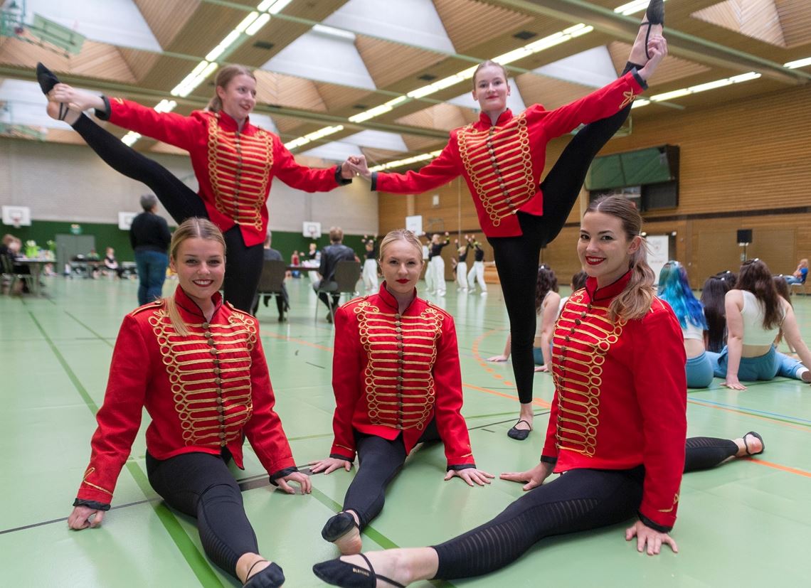 Tanz beeindruckt Turnfans Die Gruppe Dancesation. Foto: Fotomoment