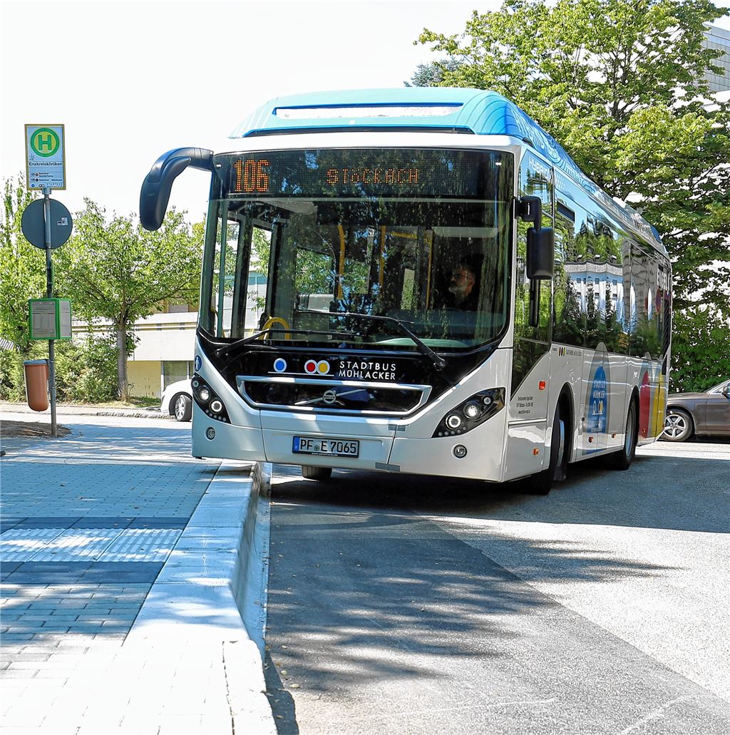 Die Haltestelle an den Enzkreis-Kliniken ist bereits barrierefrei umgebaut. Der Bus rollt dicht an einen neuen Hochbordstein heran. Auch in das Radwegenetz hat die Stadt investiert. So ist beispielsweise der Abschnitt zwischen der Kelter und der B10 neu modelliert worden. Die für Radfahrer gefährlichen Stufen (Bild re. oben) sind fast völlig verschwunden. Fotos: Goertz (2), privat