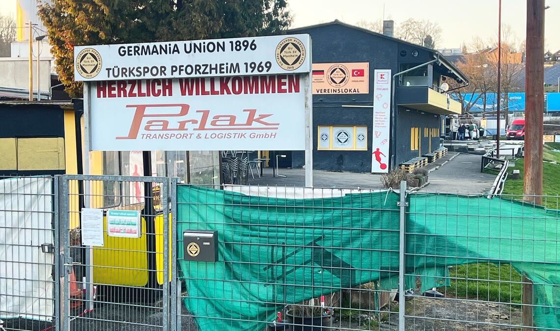 Die Heimspielstätte des GU-Türkischer SV Pforzheim im Brötzinger Tal. Foto: Rubner