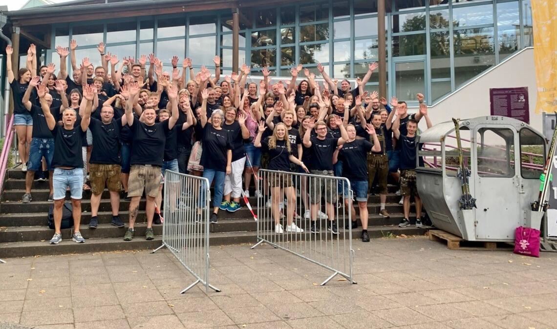 Die Helfer und das Organisationsteam des Skiclub Kraichgau.