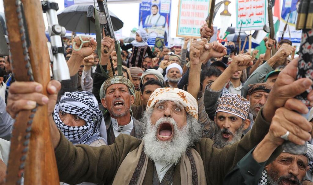 Die Huthi-Anhänger reklamieren einen Raketenangriff auf Israel für sich.