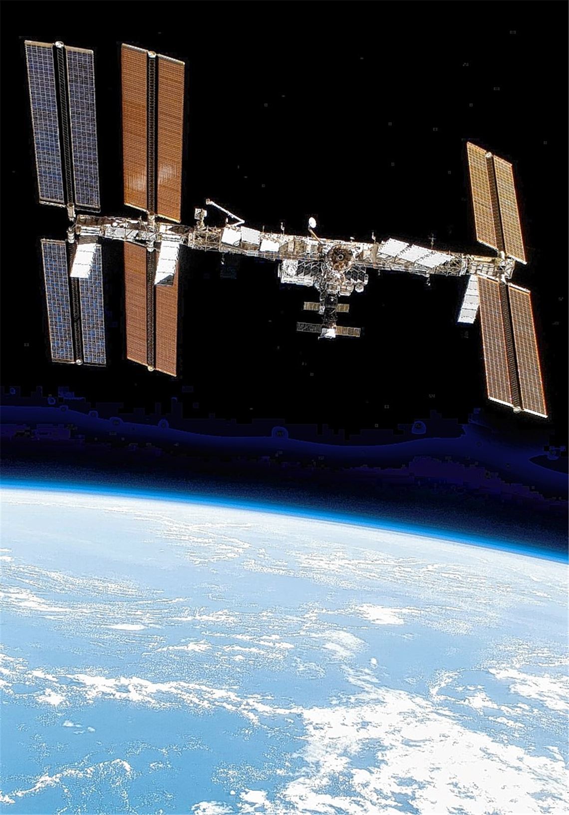 Die ISS zieht über der Erde ihre Bahnen.Archivfoto: privat