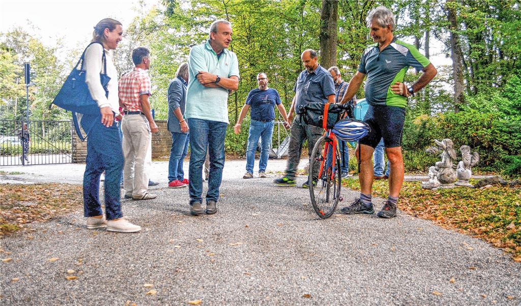 Zwei Schichten Splitt aufgebracht
