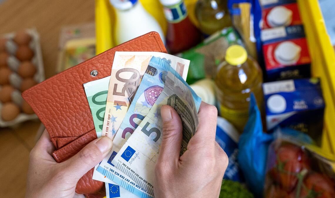 Die Inflationsrate in Deutschland ist deutlich gesunken.