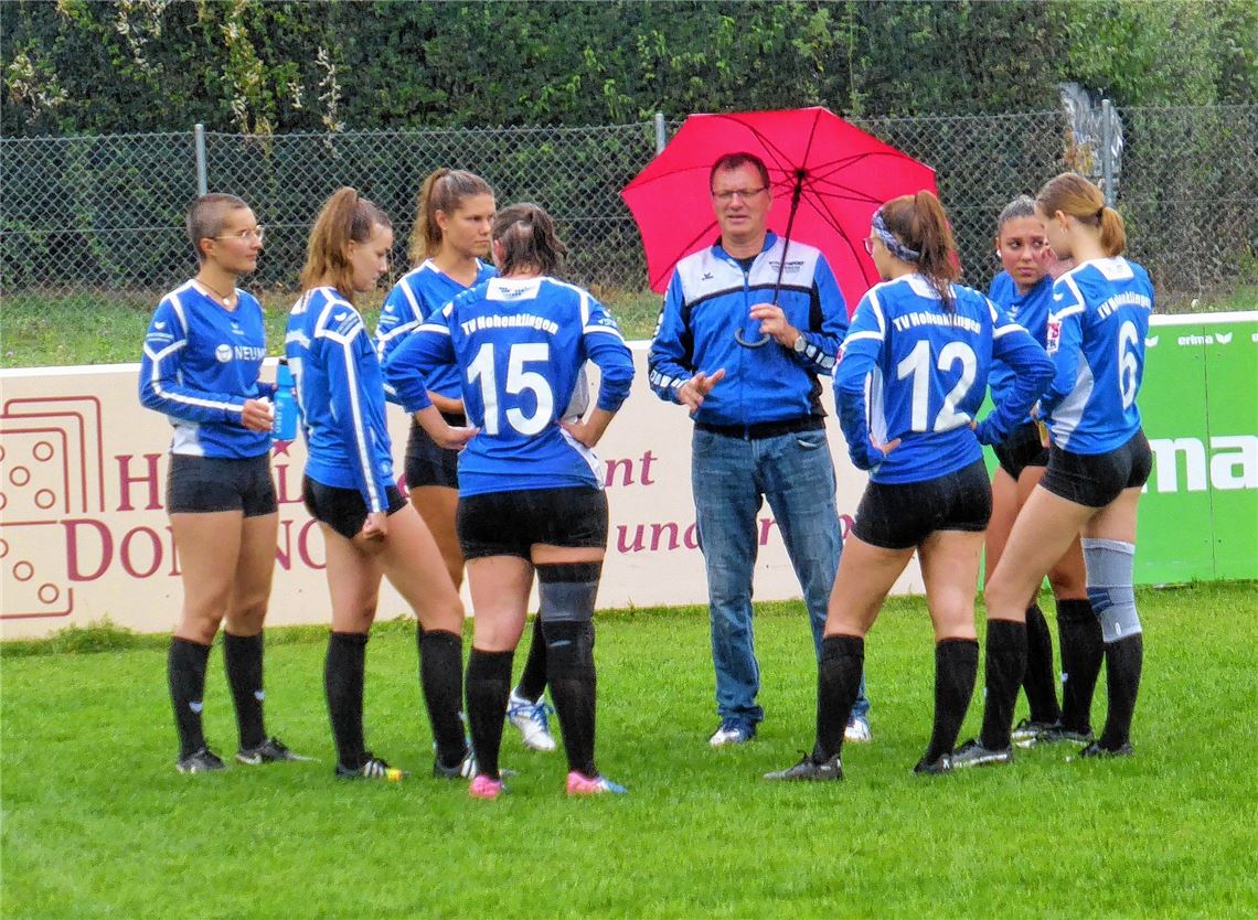 Pitschnass – aber zufrieden mit dem Start