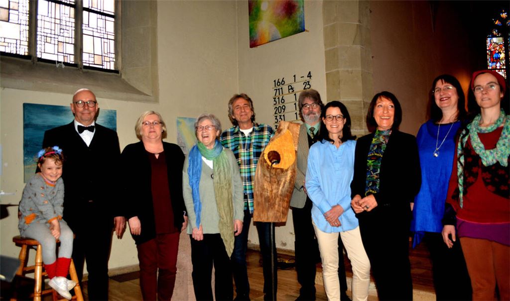 Die Jahreslosung haben zehn Künstlerinnen und Künstler in ihren Werken umgesetzt. Foto: Stahlfeld