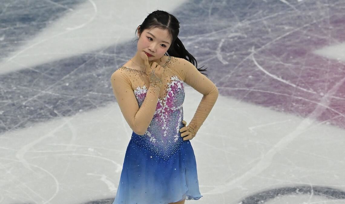 Die Japanerin Ami Nakai gewinnt Bronze.