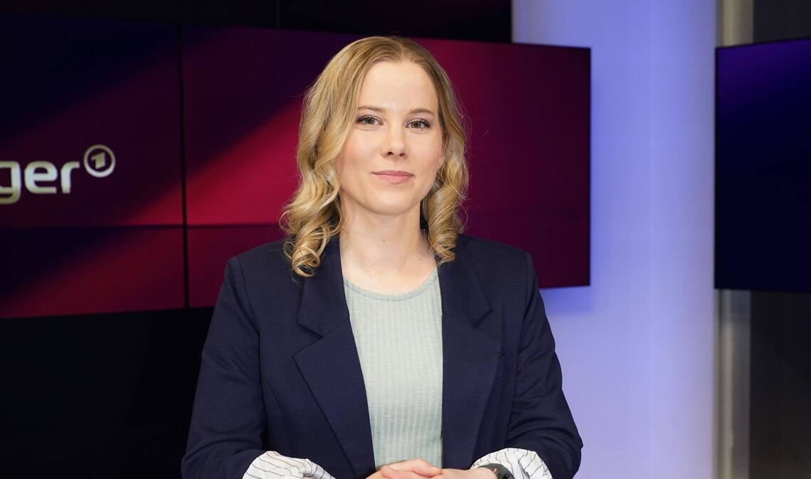 Die Journalistin Julia Ruhs, hier bei einem Auftritt in der ARD-Talkshow „Maischberger“