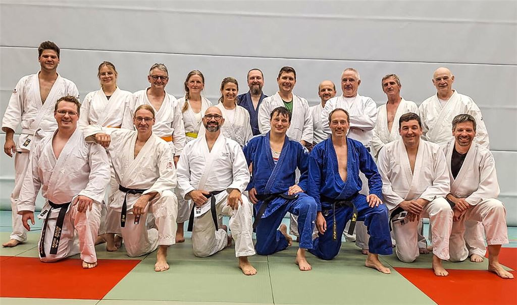 Die Ju-Jutsu-Abteilung von Taekwondo Mühlacker. 