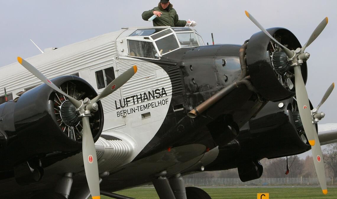 Die Ju52 flog schon für die erste Lufthansa. (Archivbild)