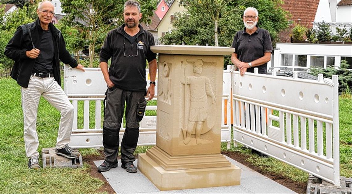 Jupitergigantensäule im Wachstum