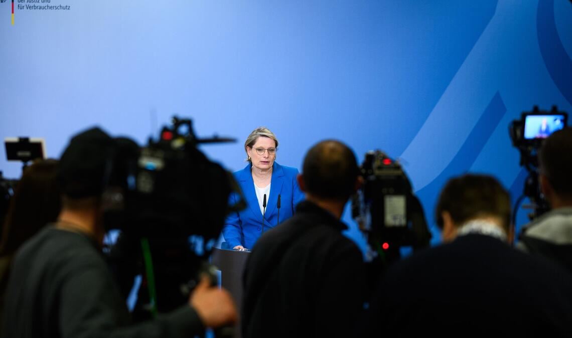 Die Justizministerin stellte ihren Entwurf am Freitag vor.