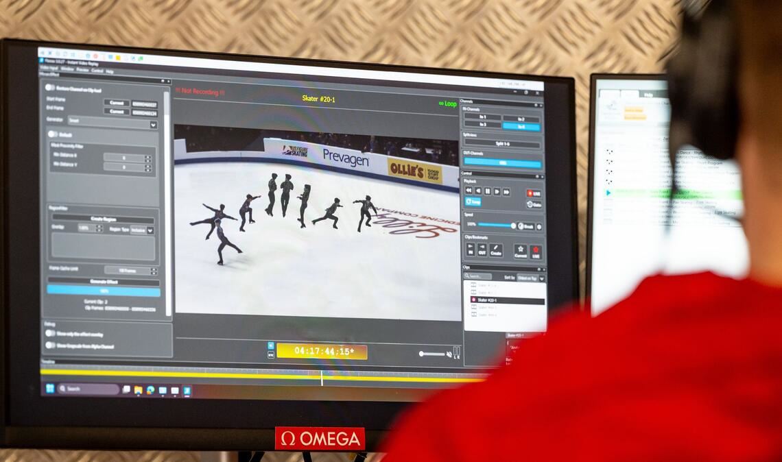 Die Kameras der Zeitnehmer liefern auch Daten für spannende Grafiken.