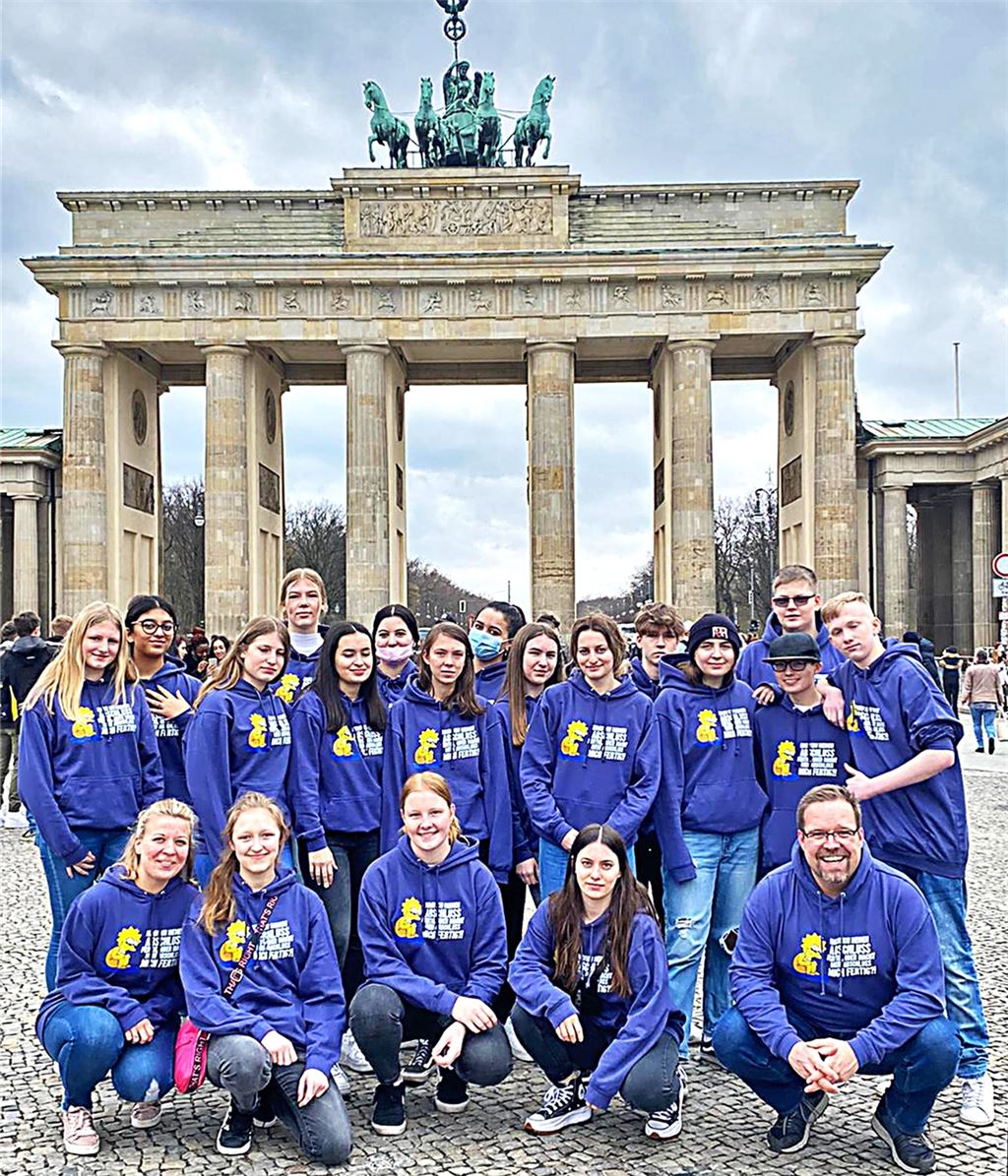 Die Klasse 10b in Berlin. Foto: privat