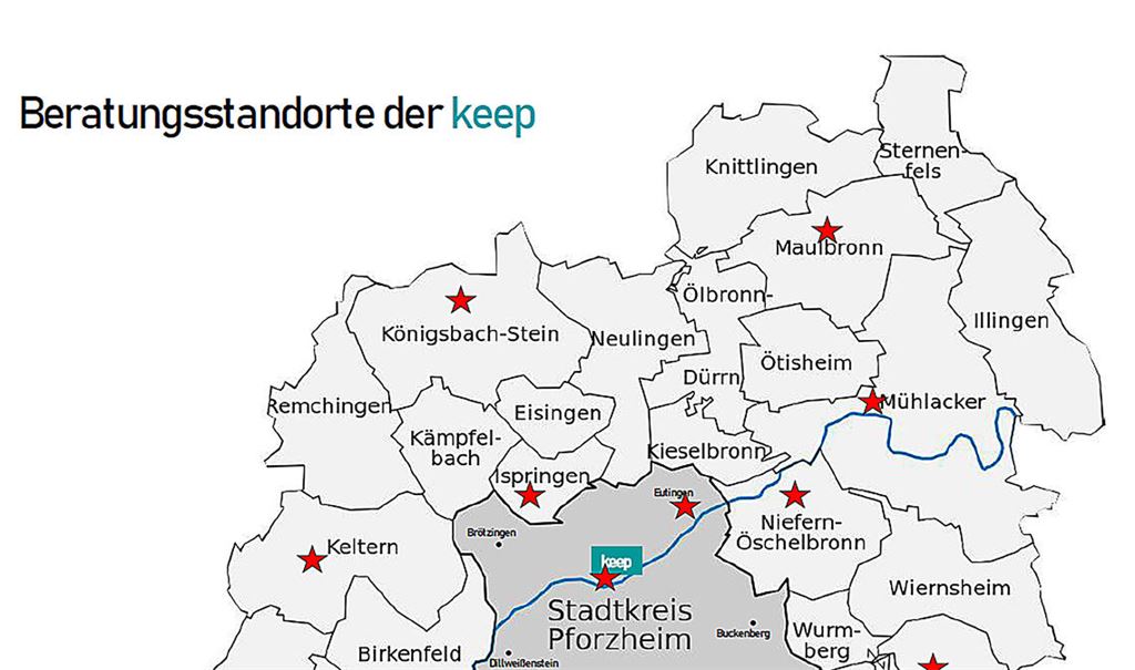 Die Klimaschutz- und Energieagentur keep bietet auch Vor-Ort-Termine in den Rathäusern in Mühlacker und Maulbronn an.