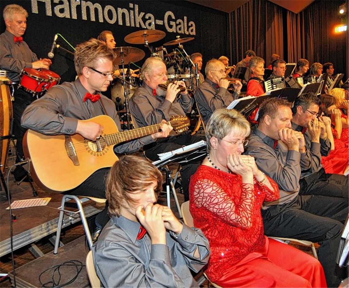 Die Knittlinger Mundhärfler sind unter der Leitung ihres Dirigenten Manfred Dannecker musikalische Gäste beim Benefizkonzert zugunsten hilfsbedürftiger Menschen.