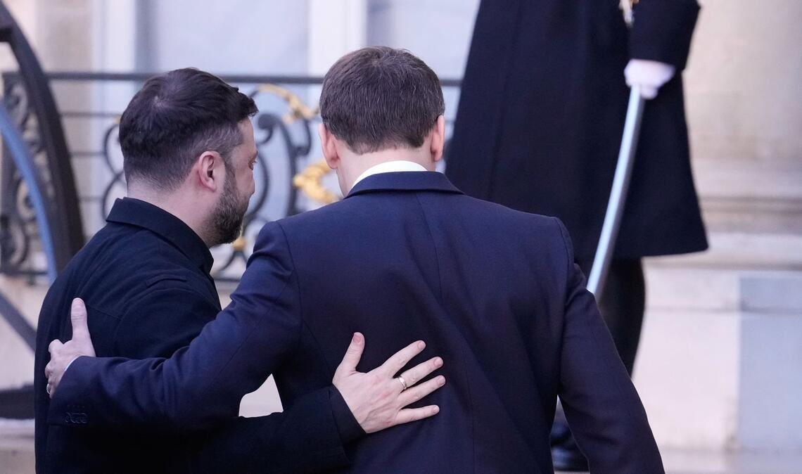 Die "Koalition der Willigen" trifft den ukrainischen Präsidenten in Paris.