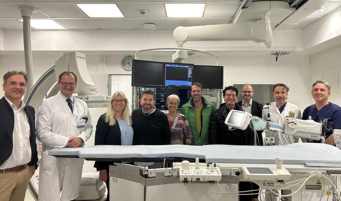 Die Kreisräte der Grünen informieren sich im Krankenhaus Mühlacker. Foto: privat