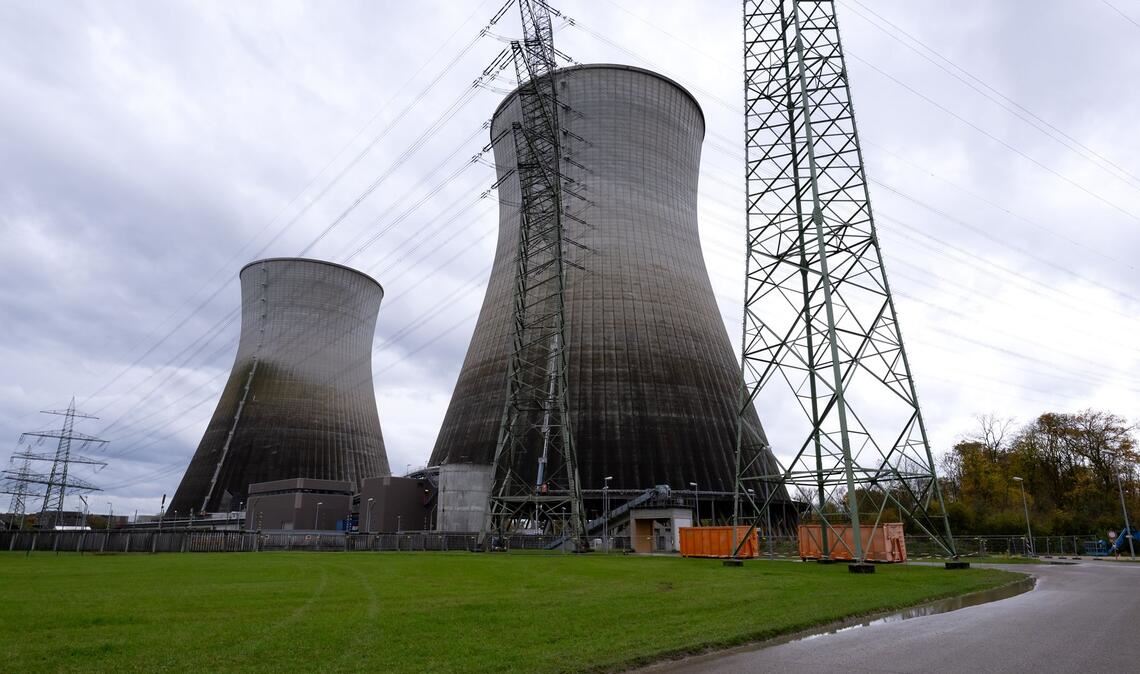 Die Kühltürme ragten 160 Meter in den Himmel. (Archivbild)