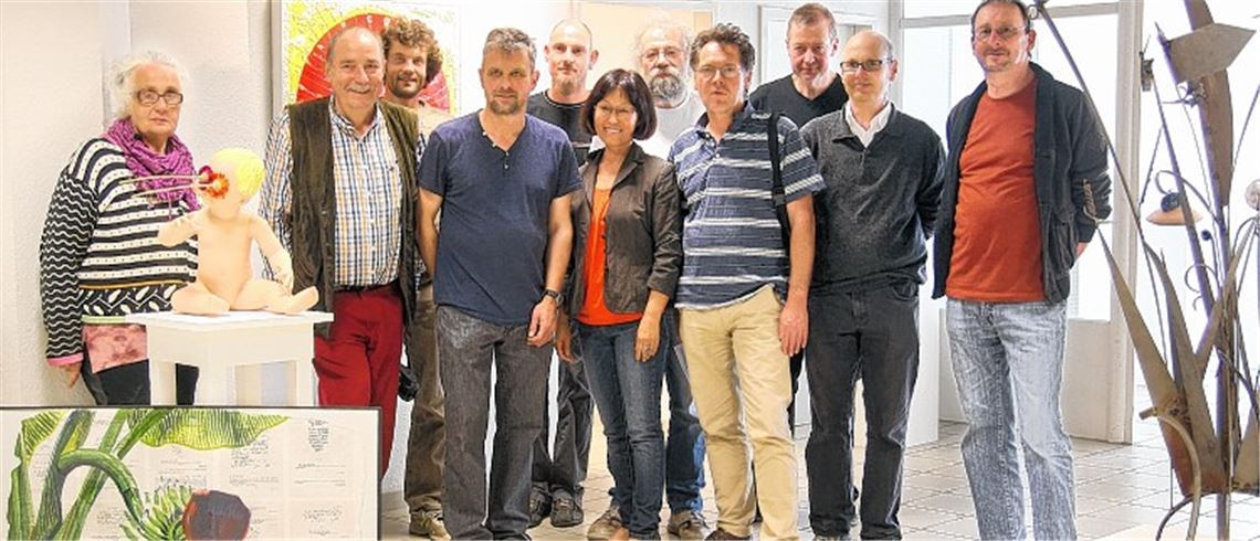 Die Künstlergruppe Mühlacker trägt in ihrer Galerie zur Gartenschau bei: Die Ausstellung „Gute Blume – Böse Blume“ wird heute Abend eröffnet.