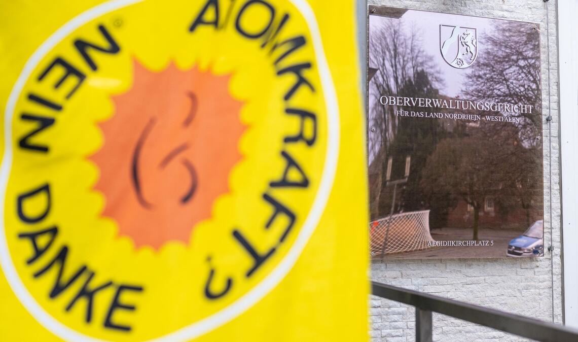 Die Lagerung von Atommüll in Ahaus war auch schon ein Fall für das Oberverwaltungsgericht NRW in Münster. (Archivbild)