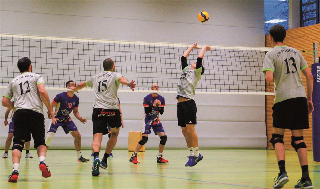 Die Landesliga-Volleyballer setzen in der Rückrunde auf ihre Heimstärke. Foto: Anja Heugel