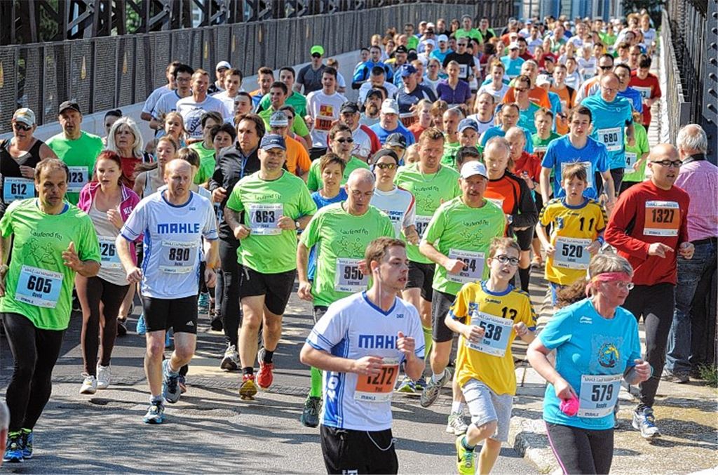 Die Laufstrecke beim Mahle-Lauf 2015 bleibt unverändert, das Drumherum aber ist teilweise neu.