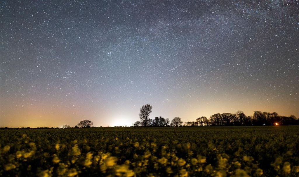 Die Lyriden treten jedes Jahr im April auf. (Archivbild)