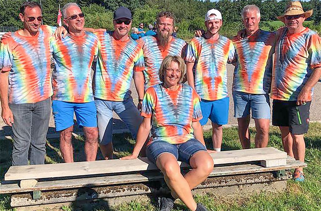 Die Mannschaft des Boule für Alle e.V. Ötisheim freut sich über den Aufstieg. Foto: privat