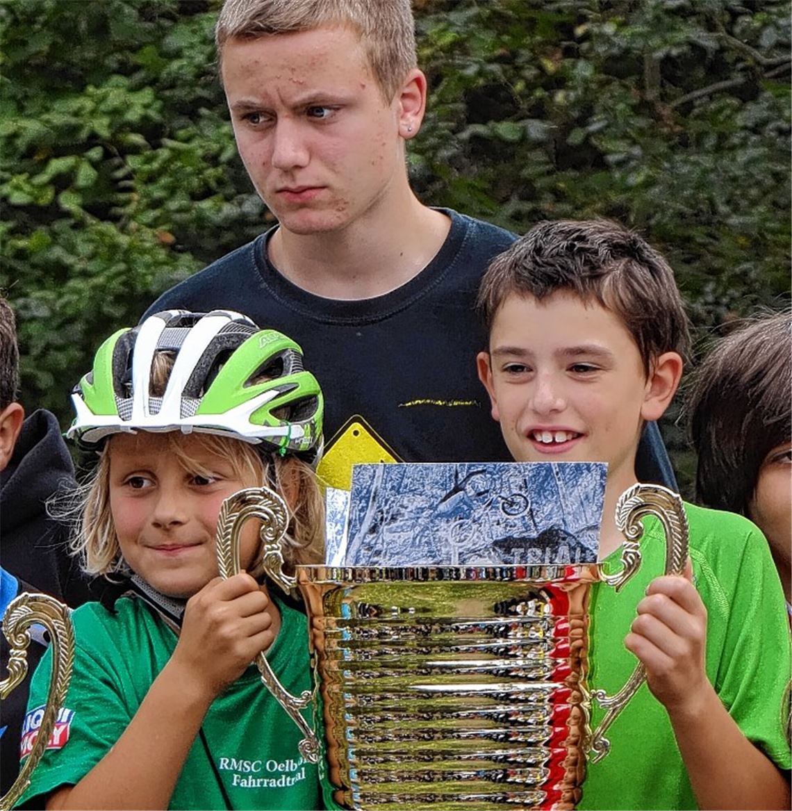 Die Mannschaft des RMSC Ölbronn mit Lasse Dentler, Jonas Friedrich und Melvin Herrmann sammelt über die Saison hinweg die meisten Meisterschaftspunkte.