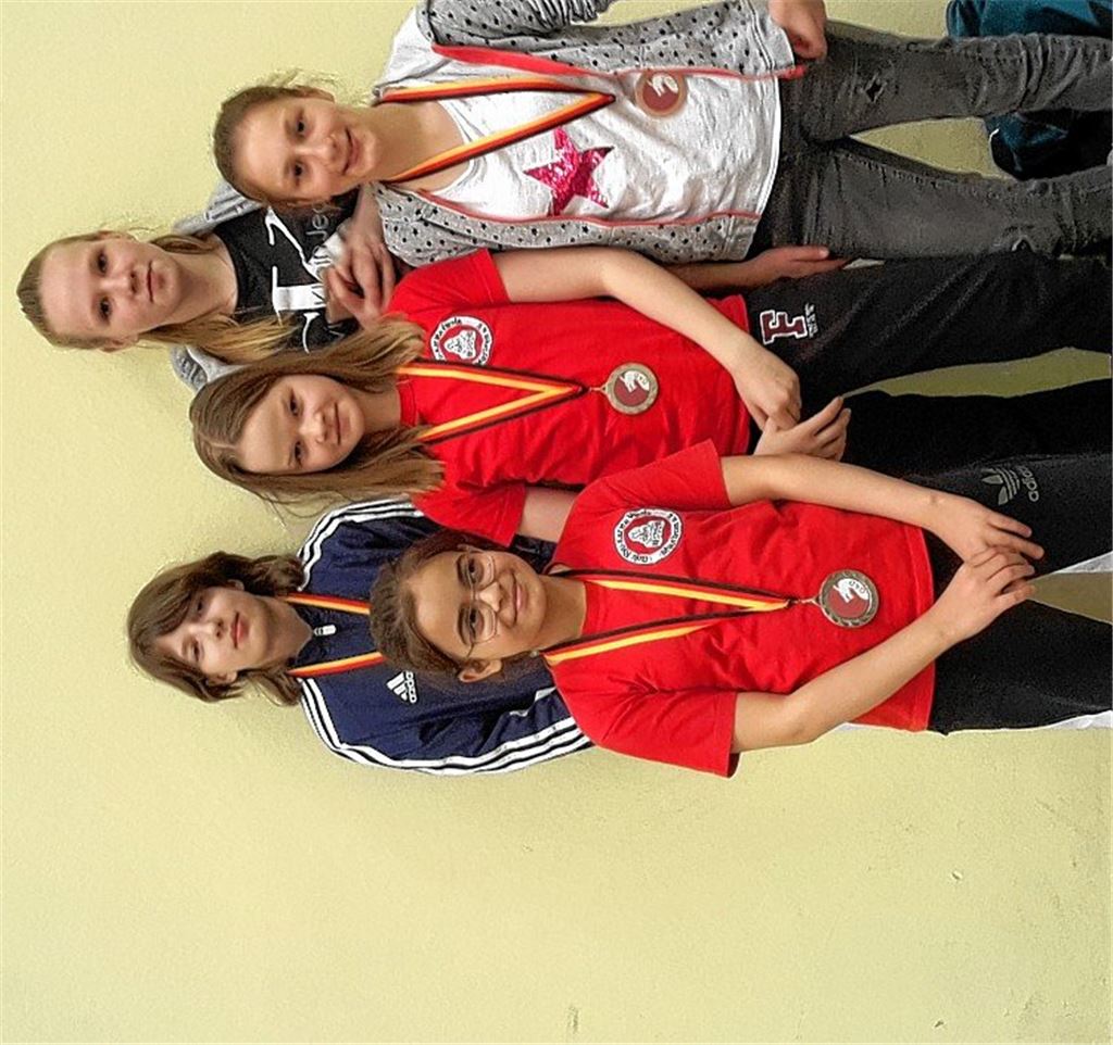 Maulbronner Kämpferinnen auf dem Podest