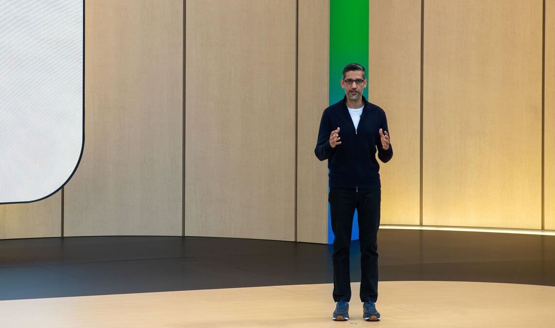 Die Nachfrage nach KI-Angeboten übersteigt laut Google-Chef Pichai die Kapazitäten.