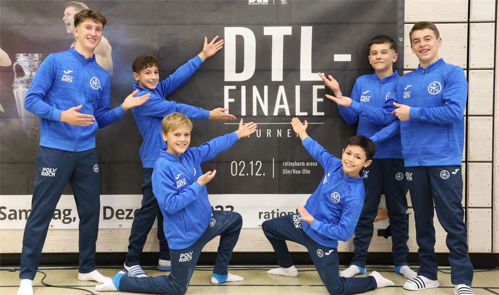 Die Nachwuchsturner der KTV Straubenhardt freuen sich auf das Ligafinale.