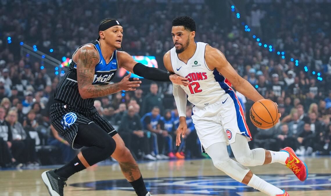 Die Orlando Magic mit Topspieler Paolo Banchero verpassten gegen Detroit auch die zweite Chance, die Serie zu beenden.