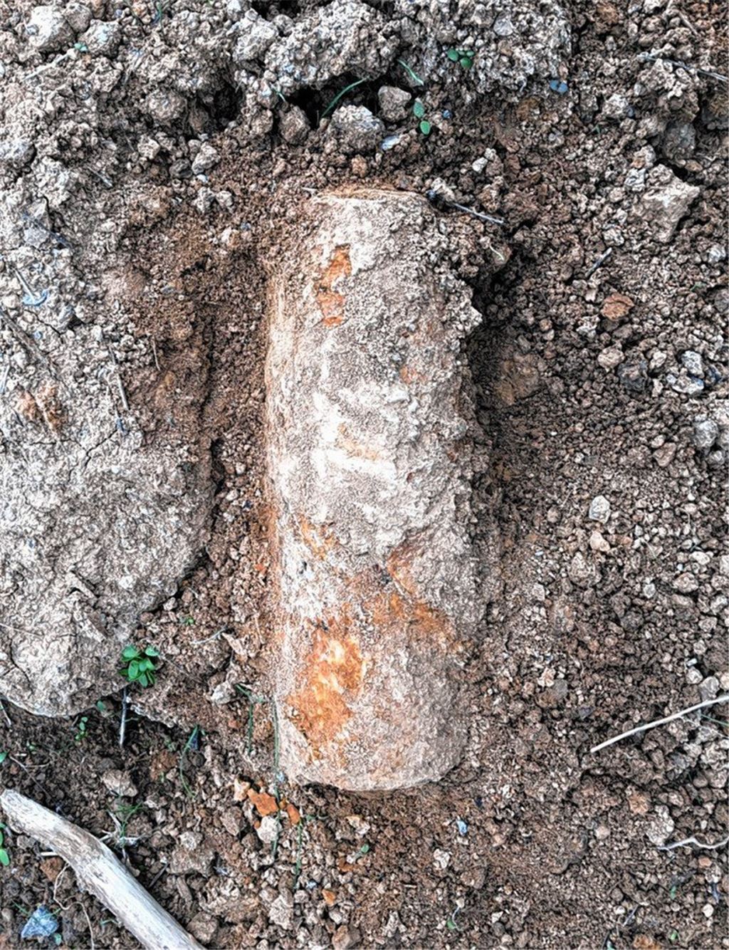 Panzergranate bei Gartenarbeit gefunden