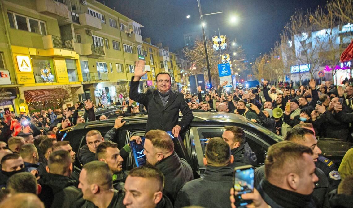 Die Parlamentswahlen hat Kurti triumphal gewonnen.