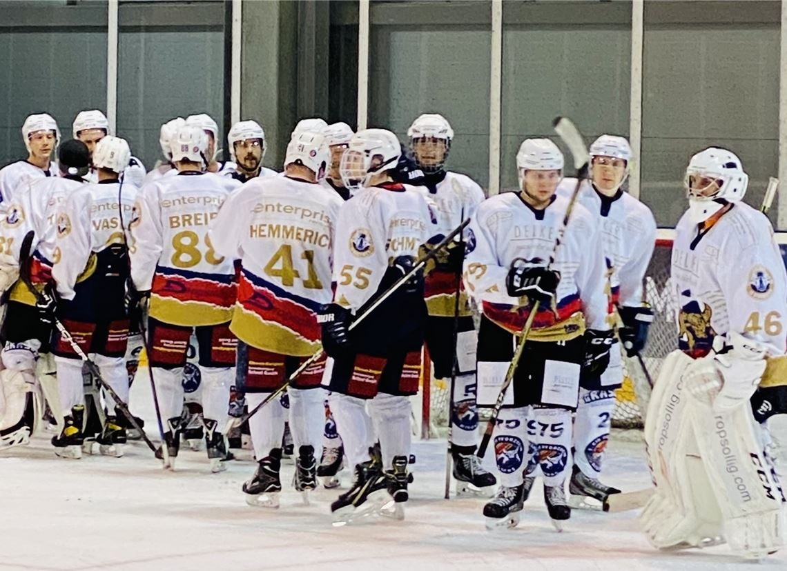 Die Pforzheim Bisons nach einem Sieg bei den Maddogs Mannheim. Foto: Archiv