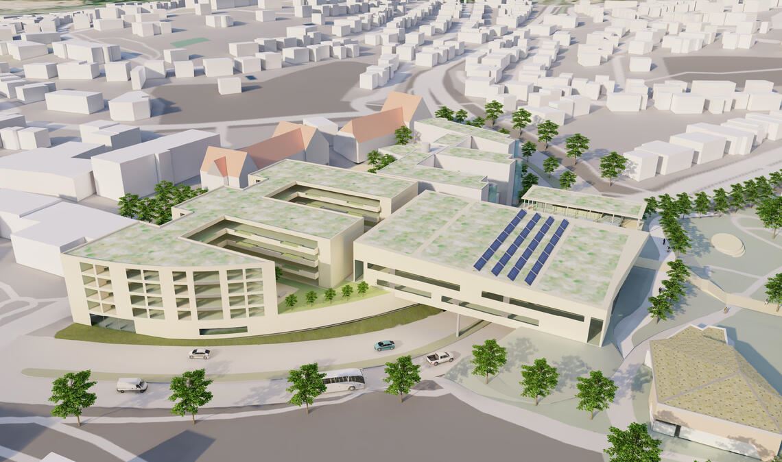 Die Pläne zur „Neuen Mitte“ ziehen auch kritische Reaktionen nach sich. Ein Blick in die Machbarkeitsstudie gibt einen Eindruck von den ersten Kostenschätzungen. Foto: MESA