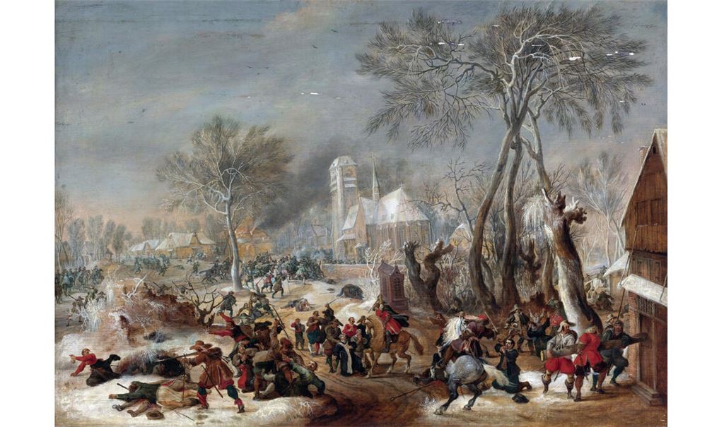 „Die Plünderung eines Dorfes“ des flämischen Malers Pieter Snayers. Foto: © Fine Art Images