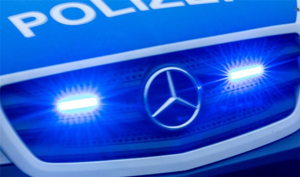 Die Polizei brachte zwei Leitern mit. (Symbolbild)